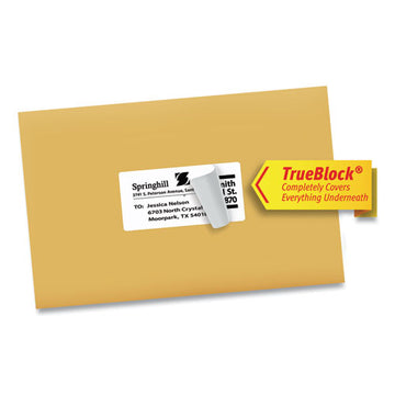 Avery® Shipping Labels W- Trueblock Technology, Inkjet Printers, 2 X 4, White, 10-sheet, 10 Sheets-pack freeshipping - TVN Wholesale
